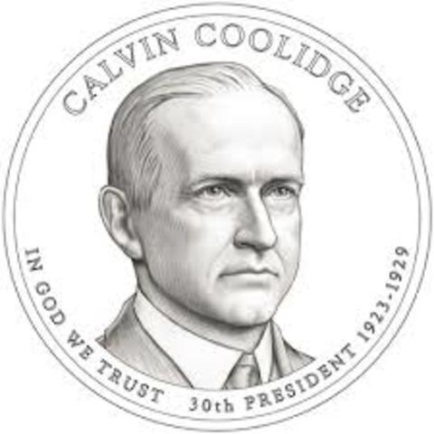 how long was Calvin president?