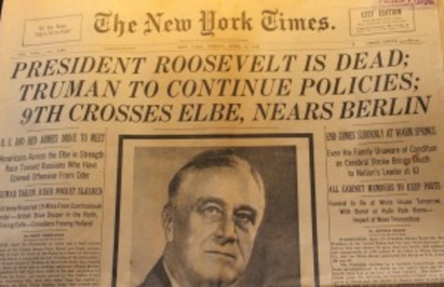 Roosevelt Died