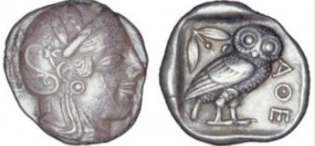 In 600 B.C. Greece started using Coins