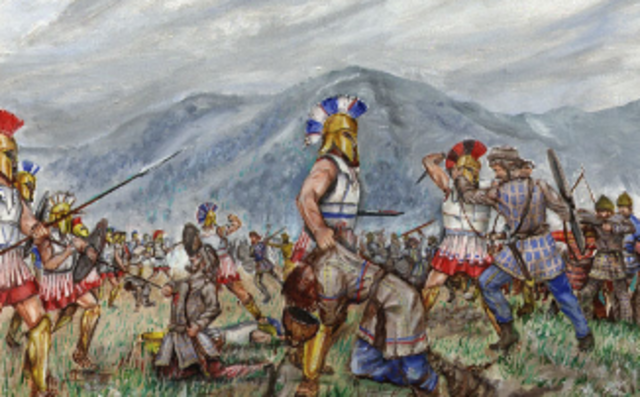 In 499 B.C. The Persians attacked Greece