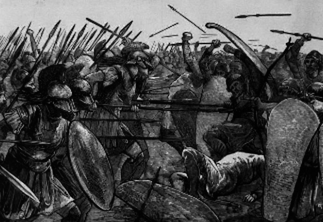 In 461 B.C. Peloponnesian war