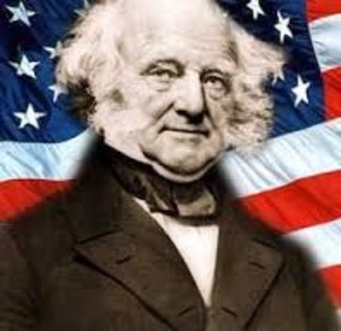 When Martin Van Buren was kicked out of office.