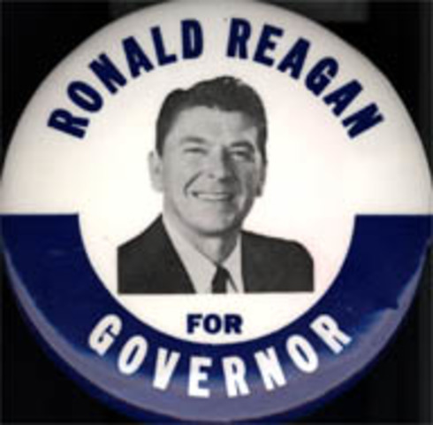 Reagan relected governer