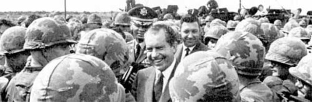 Nixon helped to end the US being in the Vietnam War.