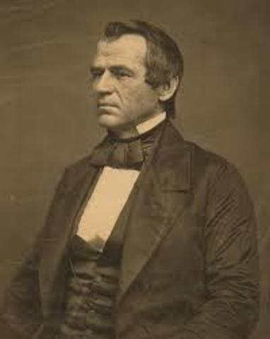 He was president for one term because he started his sevse on April 15, 1865 but ended on