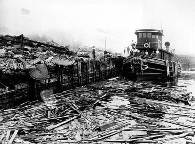 German sabotage of Black Tom in Jersey City, New Jersey