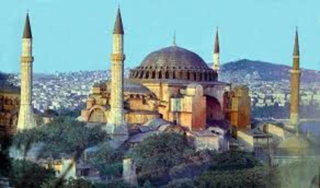 hagia sophia was built