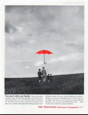 Travelers Insurance Company sells its first accident policy.