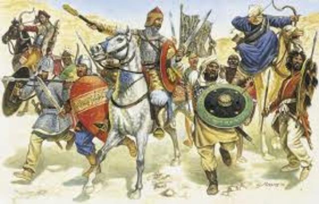 Early islamic military campaigns into Byzantine territory