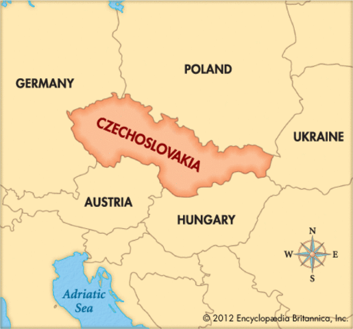 Hitler took Czechoslovakia