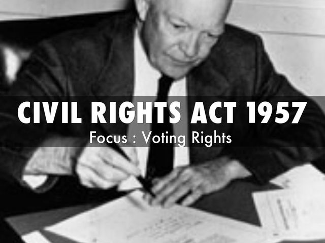 Civil Rights Act 1957