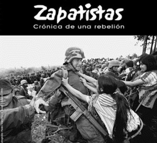 Levantamiento Zapatista en Chiapas.