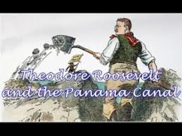 Helps build Panama Canal