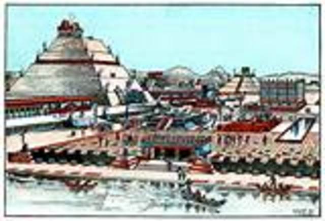 Los Españoles inicicaron el sitio de Tenochtitlan