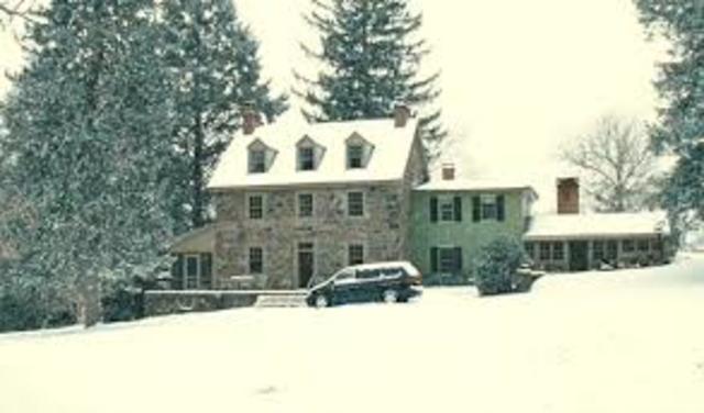 A White christmas in Pennsyvania