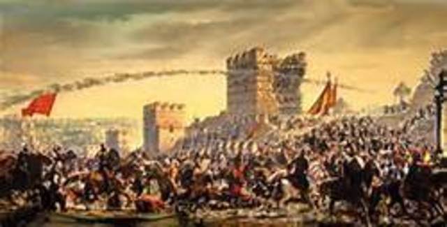 Fall of Constantinope to the Ottoman Turks (end of Byzantines)