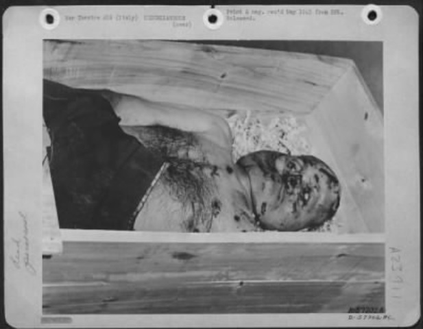 The fate of Benito Mussolini