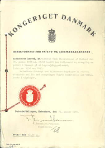 Acople Lego patentado.