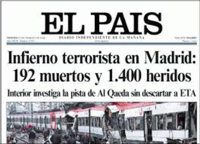 Atentado en el tren de Madrid