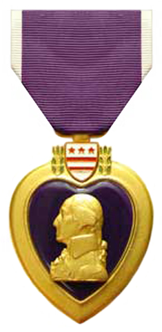 JFK awarded Purple Heart