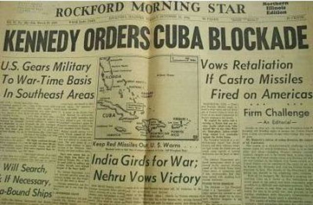 US naval blockade of Cuba