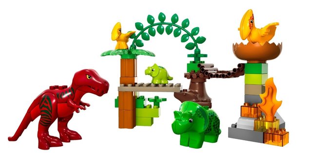 Expansion de Lego System, Technic y Duplo Dinosaurios.