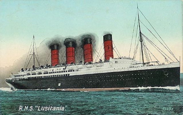 Lusitania sank