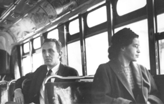 Rosa Park's bus boycott.
