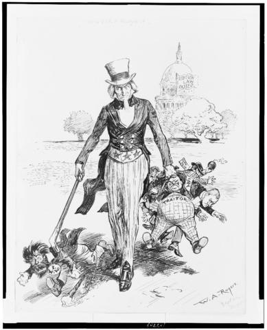 Espionage ans Sedition acts passed by the congress