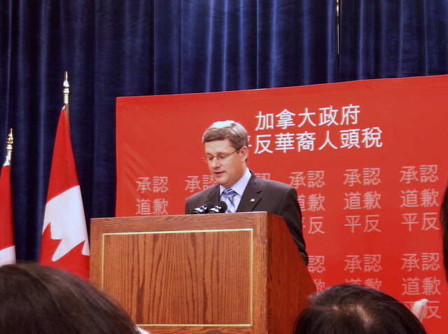 Canada Apologizes to Chinese