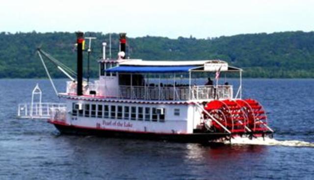 Exploration and Travel: Paddlewheel boat