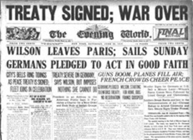 World War I Ends
