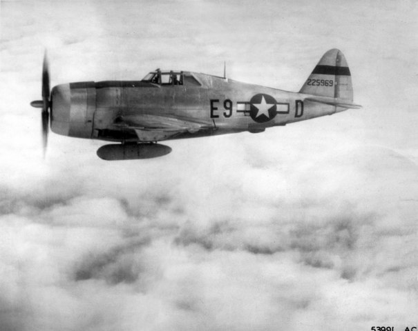 First Evansville P-47 is flown, the Hoosier Spirit