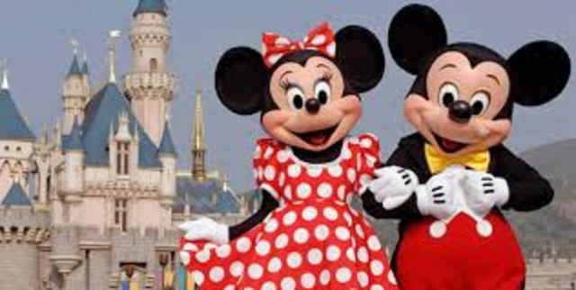 Por primera vez en el parque de Disney