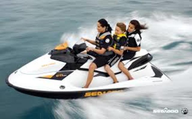 going on a jet ski