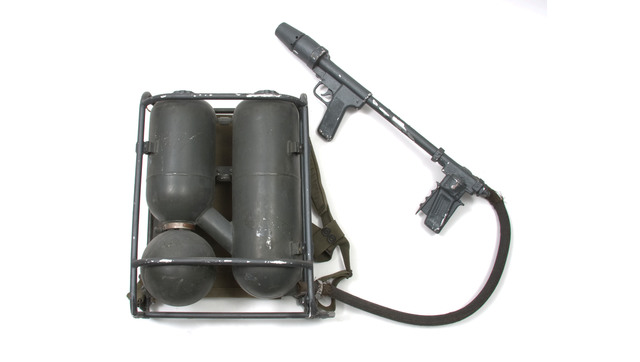 Millitary tech flamethrower