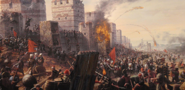Fall of Constantinople to Ottoman Turks