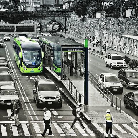 Inauguración Transmetro (Eje Central)