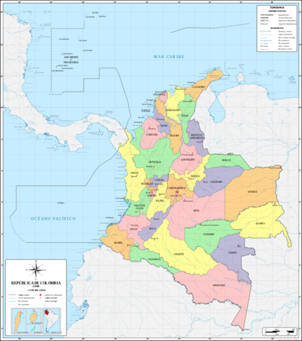 RANGO DE DEPARTAMENTOS A LAS INTENDENCIAS Y COMISARIAS