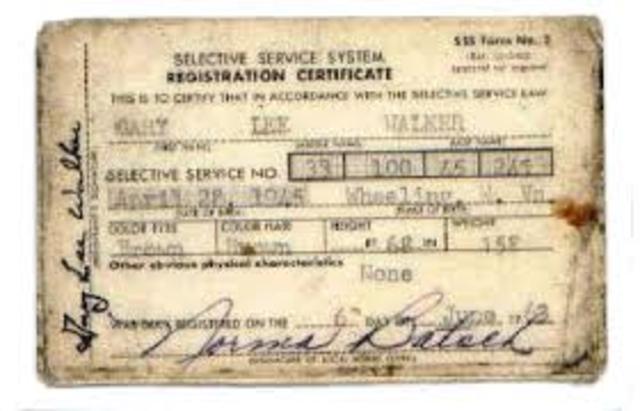 US Military Draft Ends