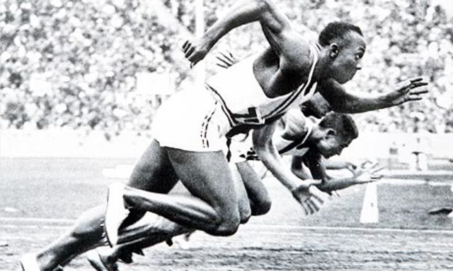 Jesse Owens wins 4 Gold Medals at Olympics