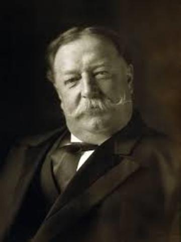 William Howard Taft elected president