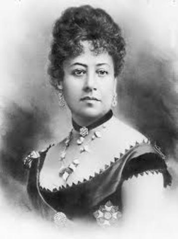 Queen Liliuokalani dethroned