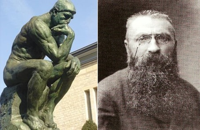 Auguste Rodin  - esculpe El Pensador en 1889