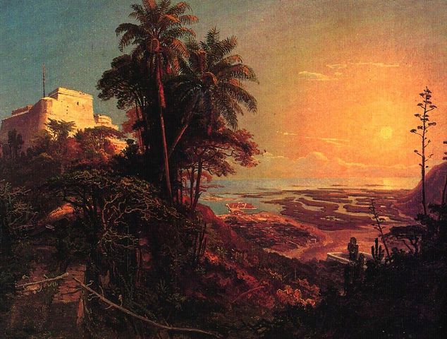 Vista del Fortin Solano de Puerto Cabello (1843)