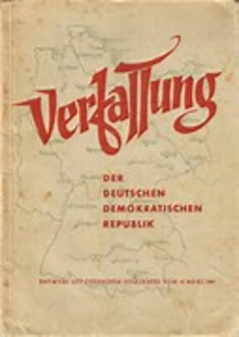 Deutsch Verfassung erklärt Einigung unmöglich.