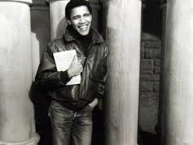 Obama - First African-American president of Havard Law Review