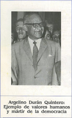 Muerte del ex ministro Argelino Durán