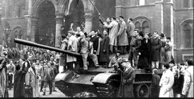 Red Army crushes the Hungarian Revolution