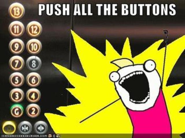 Other people press lift buttons and spread disease